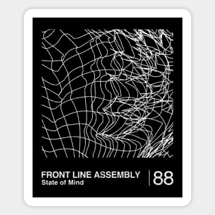 Front Line Assembly / Minimalist Graphic Design Fan Artwork Magnet